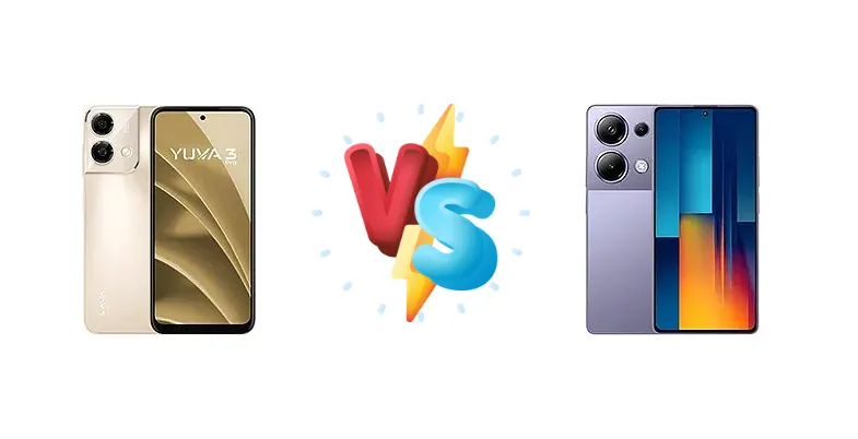 Lava Yuva 3 Pro vs Xiaomi Poco M6 Pro 4G