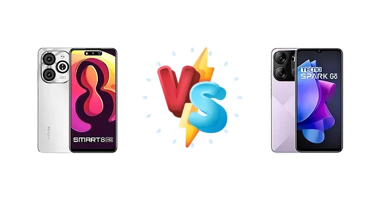 Infinix Smart 8 HD vs Tecno Spark Go 2023