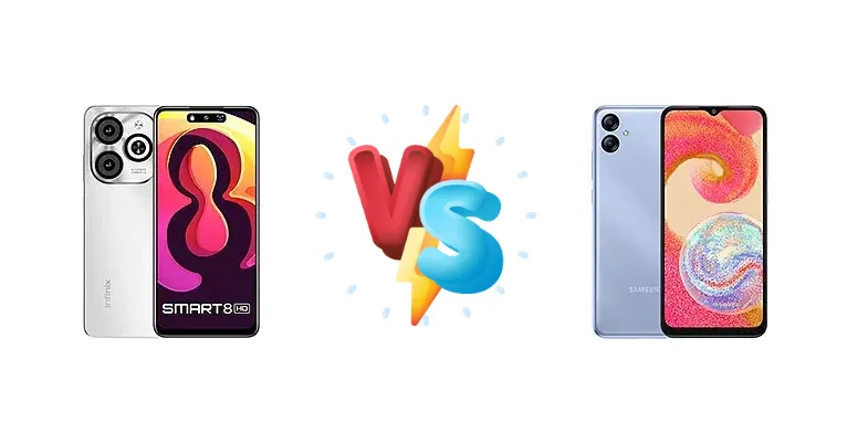 Infinix Smart 8 HD vs Samsung Galaxy A04e