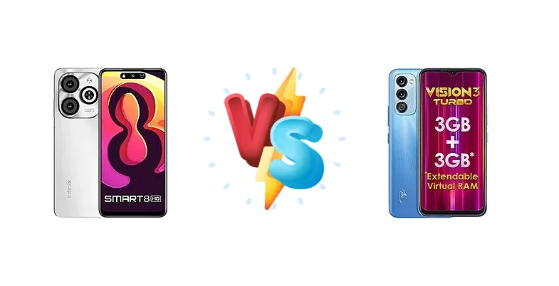 Infinix Smart 8 HD vs itel Vision 3 Turbo