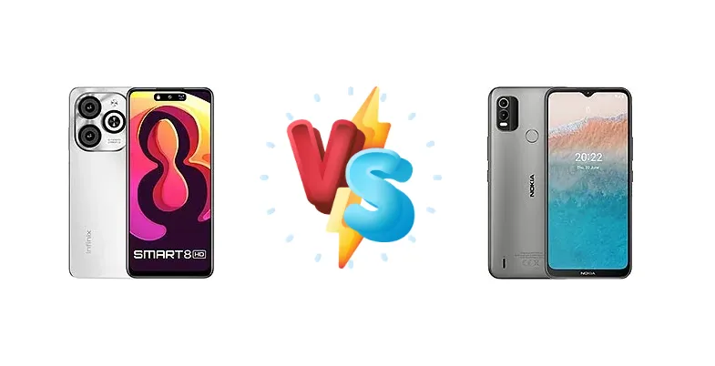 Infinix Smart 8 HD vs Nokia C21 Plus