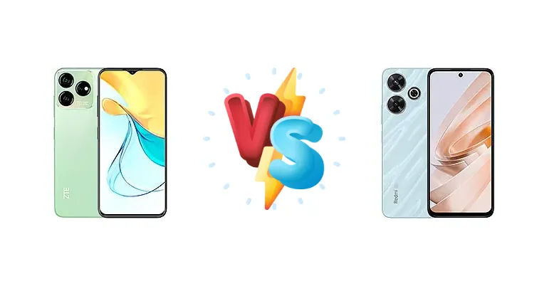 ZTE Blade V50 Design 4G vs Xiaomi Redmi Note 13R