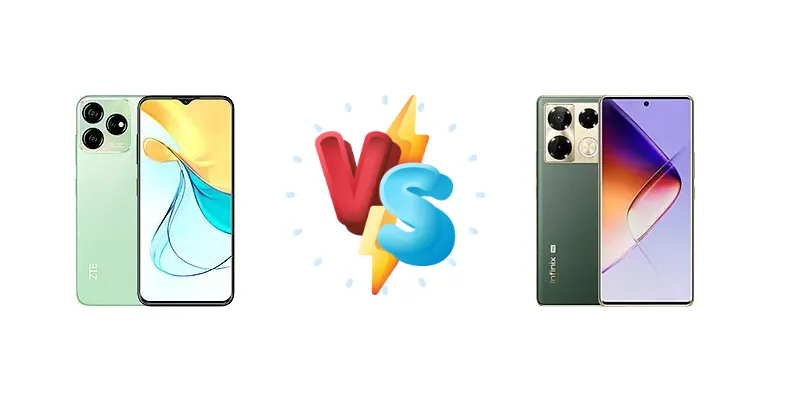 ZTE Blade V50 Design 4G vs Infinix Note 40 Pro