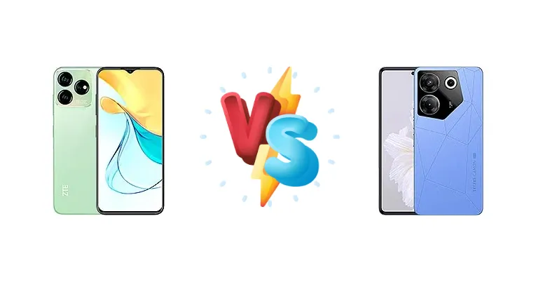 ZTE Blade V50 Design 4G vs Tecno Camon 20 Pro 5G