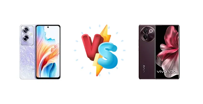 Oppo A2 vs vivo V30e