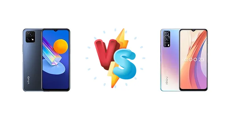 vivo Y72 5G (India) vs vivo iQOO Z3