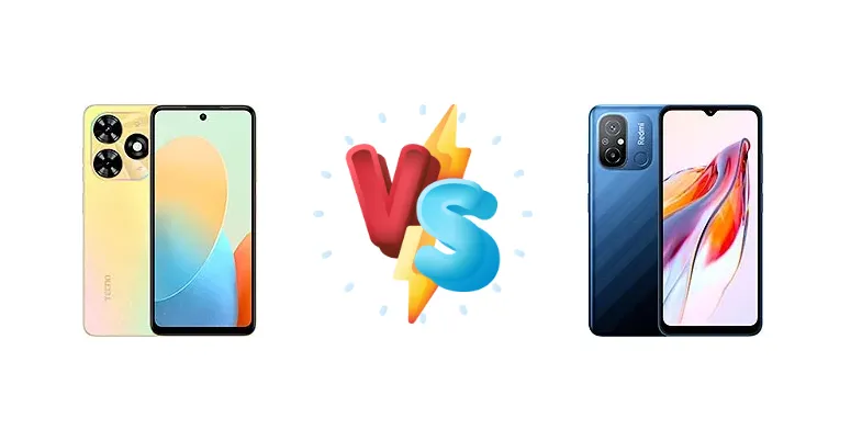 Tecno Pop 8 vs Xiaomi Redmi 12C