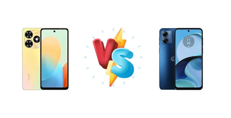 Tecno Pop 8 vs Motorola Moto G14