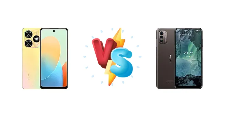 Tecno Pop 8 vs Nokia G21