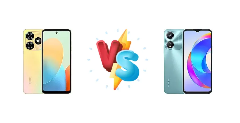 Tecno Pop 8 vs Honor X5 Plus