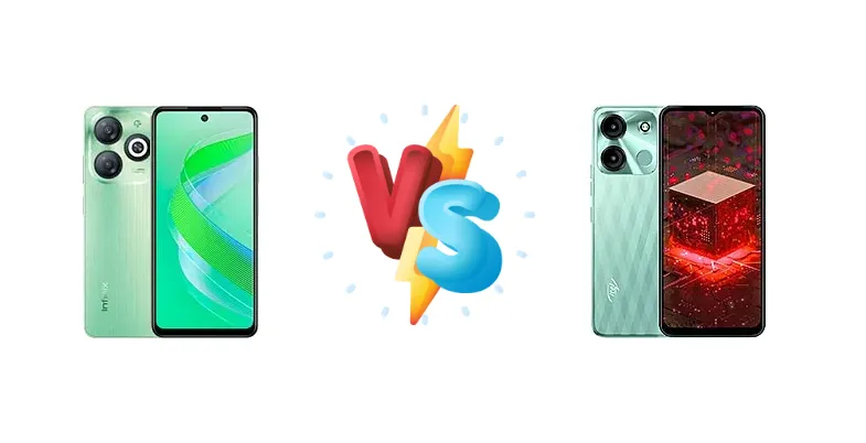 Infinix Smart 8 vs itel A60s
