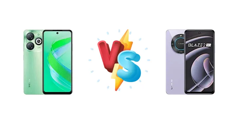 Infinix Smart 8 vs Lava Blaze 2 5G