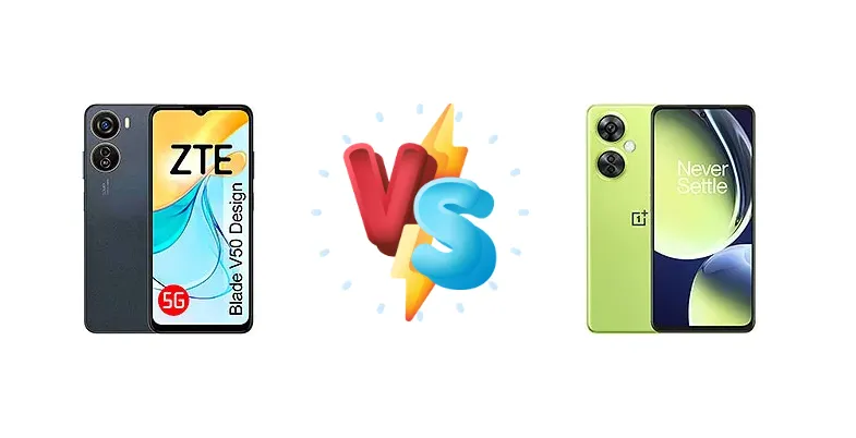 ZTE Blade V50 Design vs OnePlus Nord CE 3 Lite
