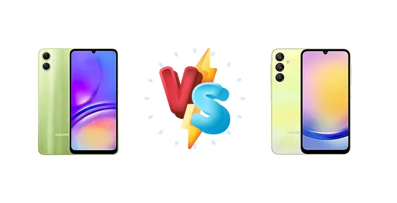 Samsung Galaxy A05 vs Samsung Galaxy A25