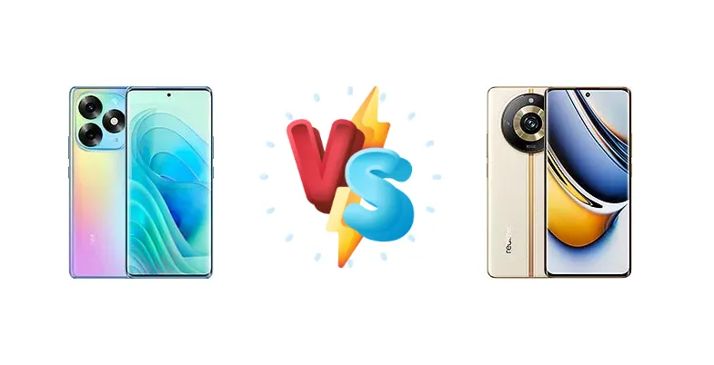 itel S23+ vs Realme 11 Pro+