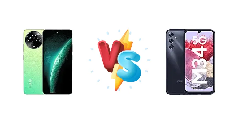 Realme Narzo 60x vs Samsung Galaxy M34 5G