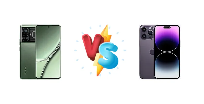 Realme GT5 240W vs Apple iPhone 14 Pro Max