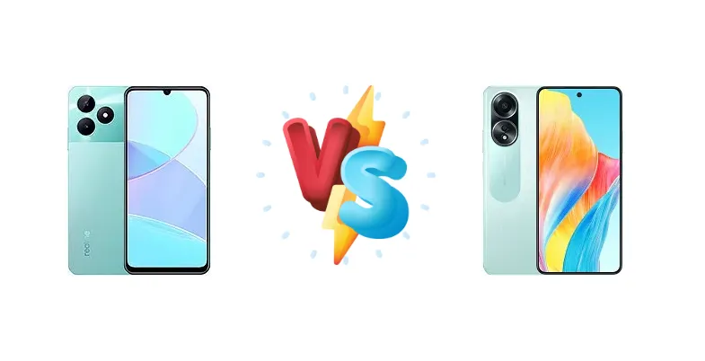Realme C51 vs Oppo A58 4G