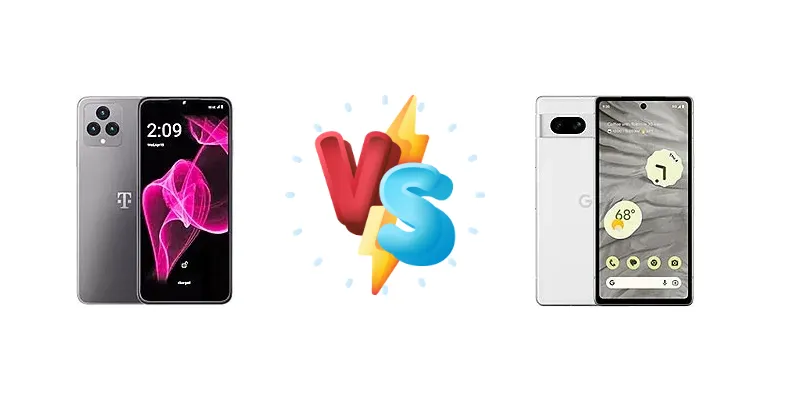 Pixel 7a vs. REVVL 6x: Google's AI Smarts Meet T-Mobile Value