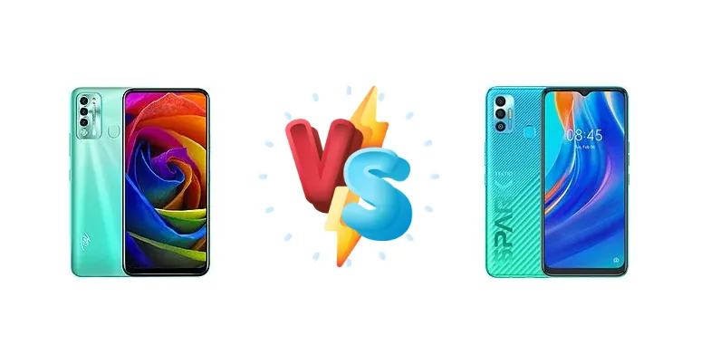 itel Vision 2 vs Tecno Spark 7T