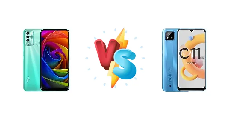 itel Vision 2 vs Realme C11 (2021)