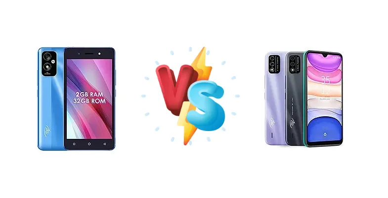 itel A23S vs itel A48