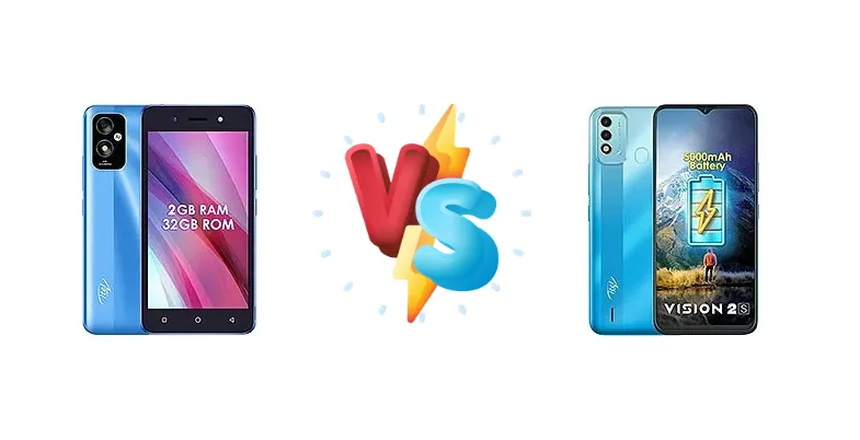 itel A23S vs itel Vision 2S