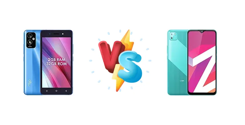 itel A23S vs Lava Z2 Max