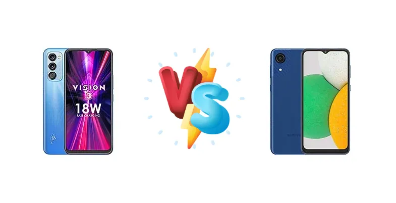 itel Vision 3 vs Samsung Galaxy A03 Core