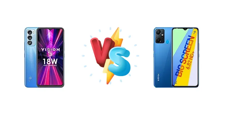itel Vision 3 vs Infinix Smart 6 Plus (India)