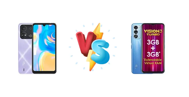 itel A04 vs itel Vision 3 Turbo