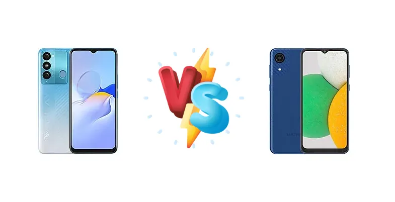 itel P38 vs Samsung Galaxy A03 Core