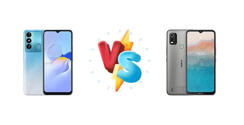 itel P38 vs Nokia C21 Plus