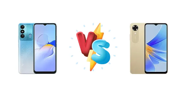 itel P38 vs Oppo A17k