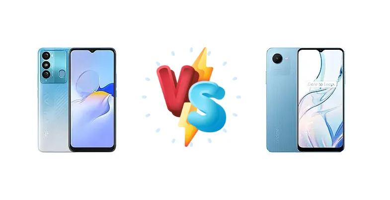 itel P38 vs Realme C30s