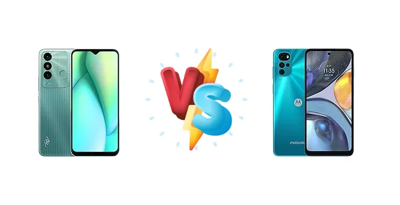 itel P38 Pro vs Motorola Moto G22