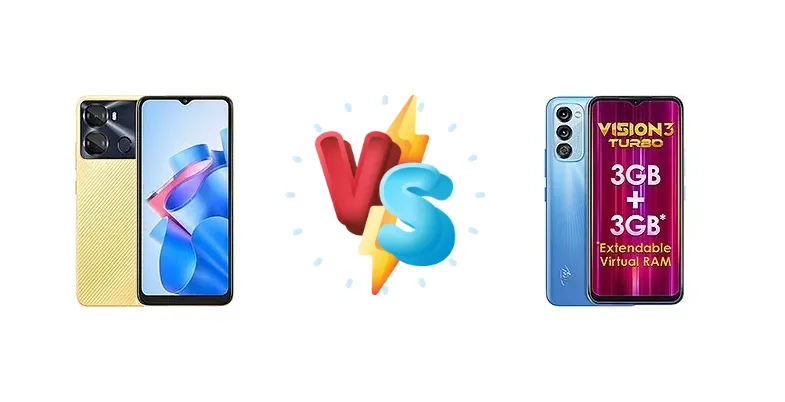 itel P40 vs itel Vision 3 Turbo