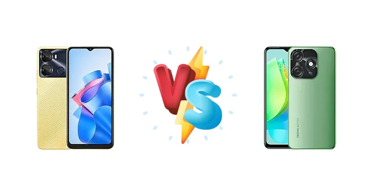 itel P40 vs Tecno Spark 10C