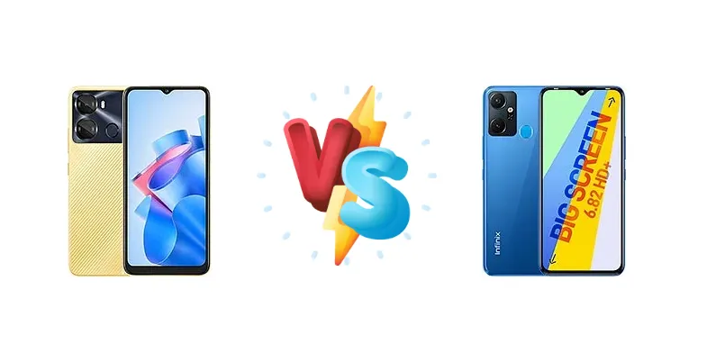 itel P40 vs Infinix Smart 6 Plus (India)