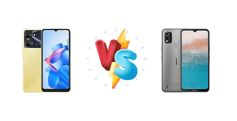itel P40 vs Nokia C21 Plus