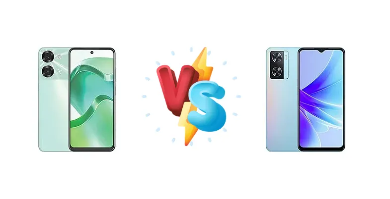 itel P40+ vs Oppo A57s