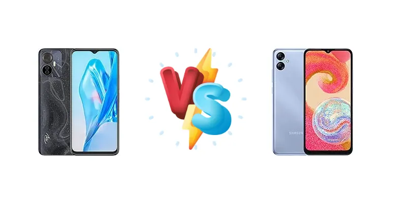 itel S18 Pro vs Samsung Galaxy A04e
