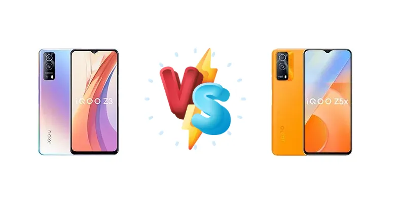vivo iQOO Z3 vs vivo iQOO Z5x