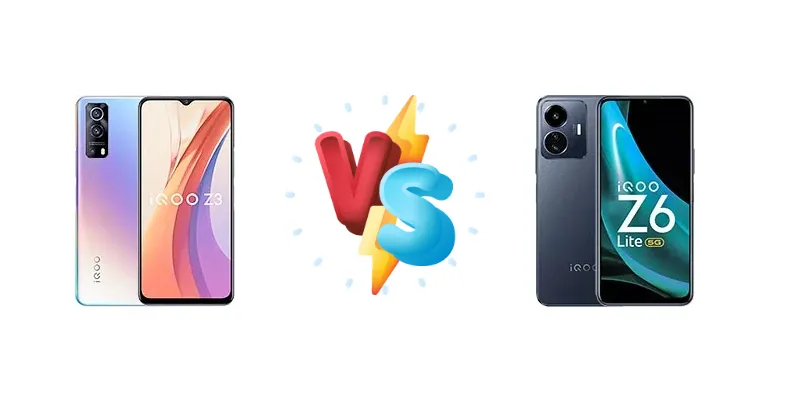 vivo iQOO Z3 vs vivo iQOO Z6 Lite
