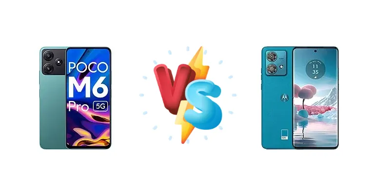 Xiaomi Poco M6 Pro vs Motorola Edge 40 Neo