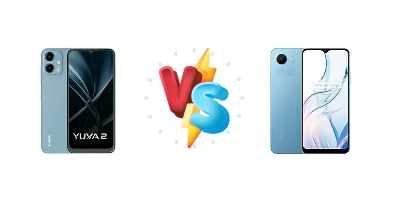 Lava Yuva 2 vs Realme C30s