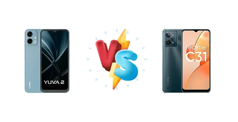 Lava Yuva 2 vs Realme C31