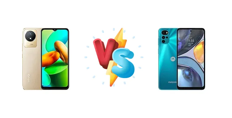 vivo Y02t vs Motorola Moto G22