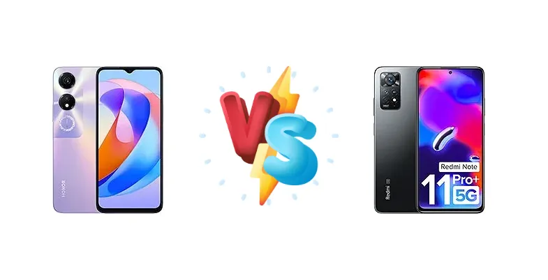 Honor Play 40 vs Xiaomi Redmi Note 11 Pro+ 5G (India)
