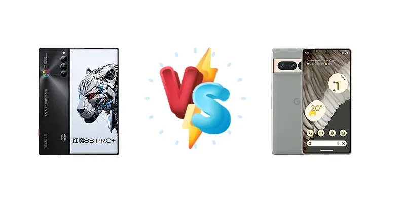 ZTE nubia RedMagic 8S Pro+ vs Google Pixel 7 Pro
